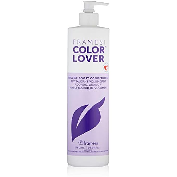 framesi COLOR LOVER VOLUME BOOST CONDITIONER, 16.9 FL OZ, SULFATE FREE VOLUMIZING CONDITIONER WITH QUINOA AND COCONUT OIL, COLOR TREATED HAIR - Image 1
